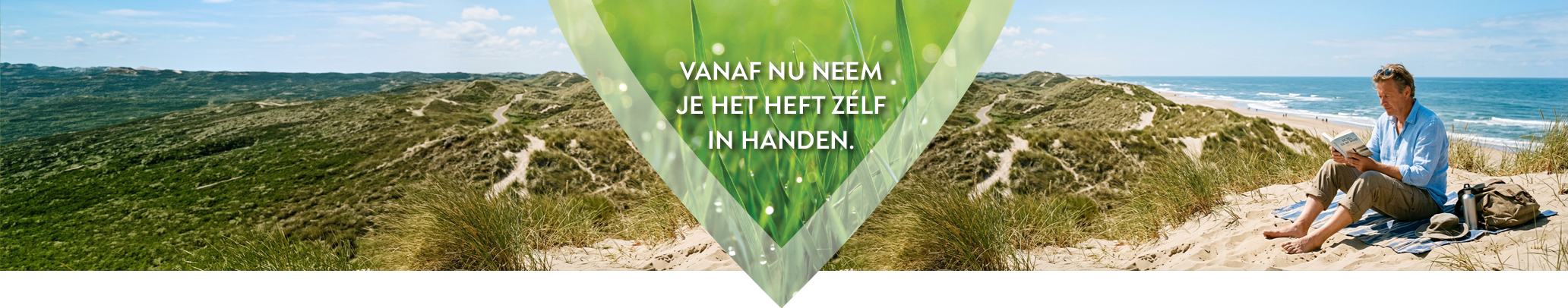 HeelLeven-duinen met man