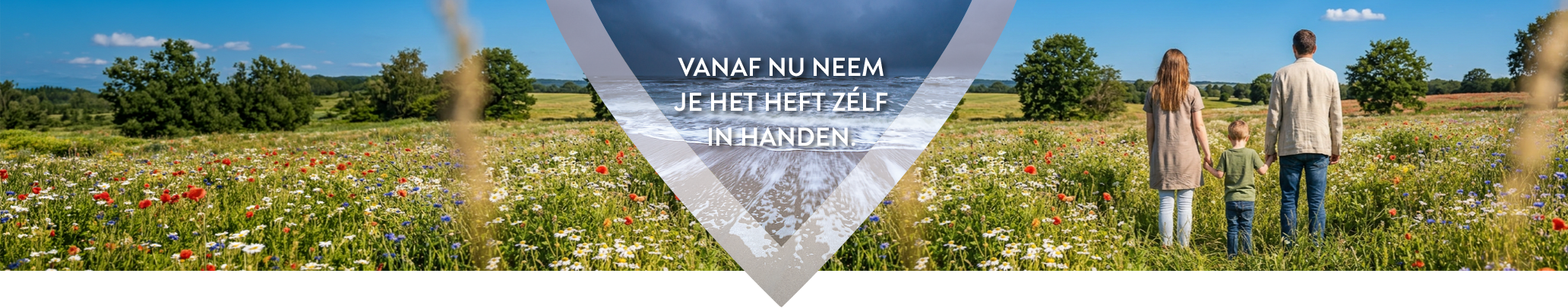 HeelLeven-gezin in zonnige weide